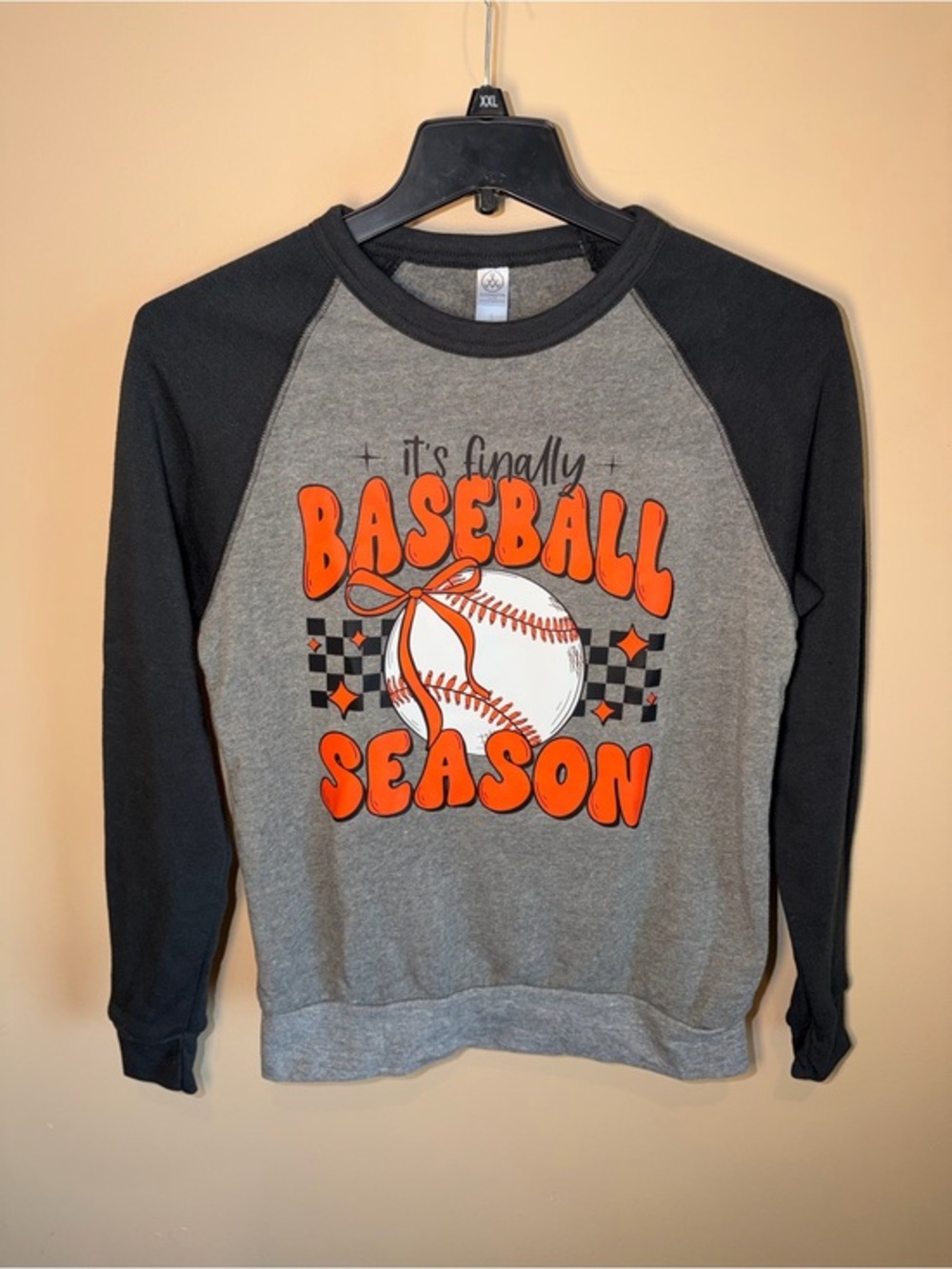 NWOT Alternative Apparel Baseball Season Women's Crewneck Sweatshirt